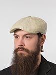Кепка STETSON арт. 6833102 8-PANEL CAP LINEN (кремовый)